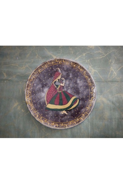 Wooden Wall Decor Plate - Multicolor Wooden Wall Decor Plate - Multicolor